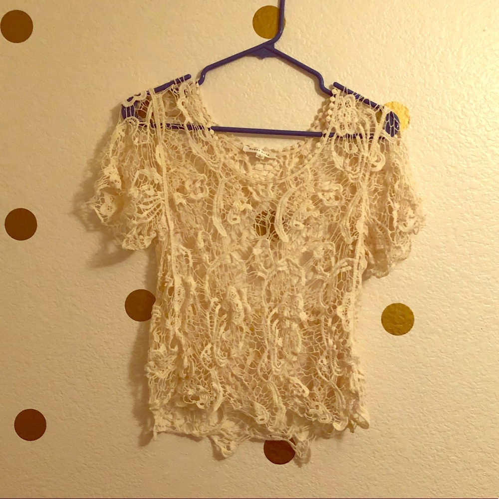 Crochet top size large